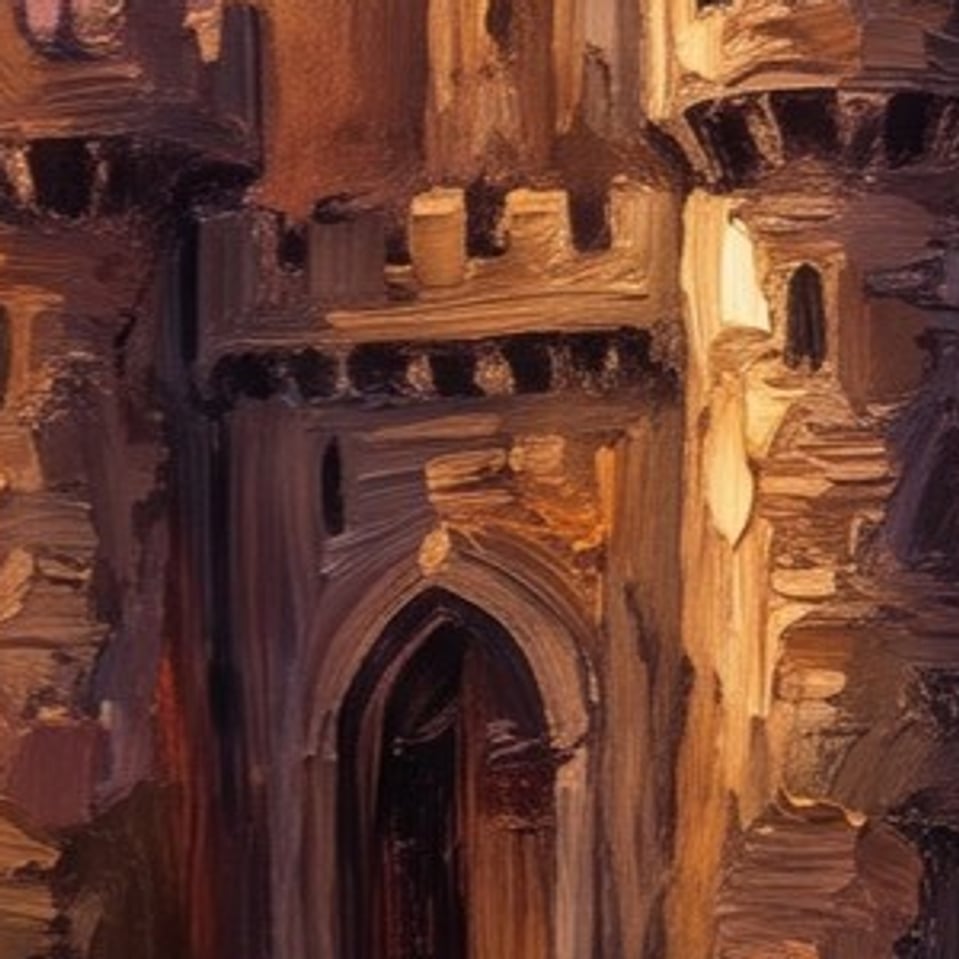 Before: 1529×2048 px AI-generated illustration, crop enlarged with plain bicubic resizing