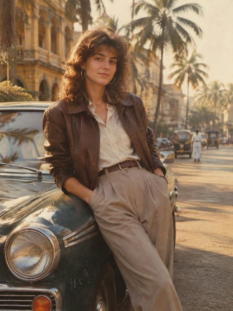 1980s Indian street portrait – AI image prompt example